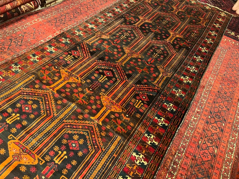 120 X 290 CM Stunning Natural Vegetable Dye Sistan Jan Bag Hallway Runner gallery