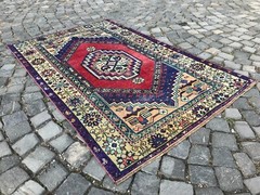 Handmade Rug Turkish Area Rug Vintage Rug Oushak Rug Antique Rug Bohemian Rug