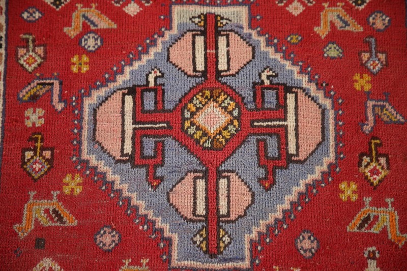 Vintage Tribal Square Abadeh Accent Rug 2x2 Traditional Hand-knotted Wool Carpet gallery