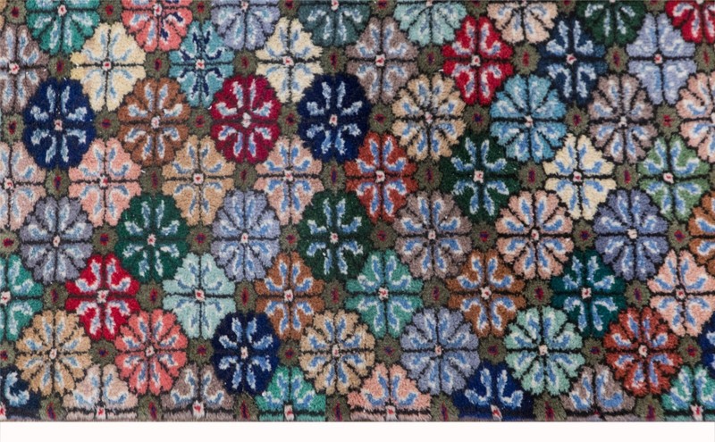 Vintage Oushak Rug 145x245 cm (4'9" x 7'10"), Turkish Handmade Wool, 60+ Yr old gallery
