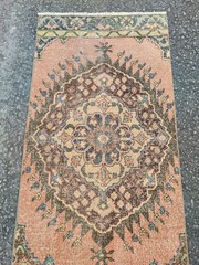 20 ft extra long runner rug Hallway, Long runner Turkish Oushak vintage 3×20