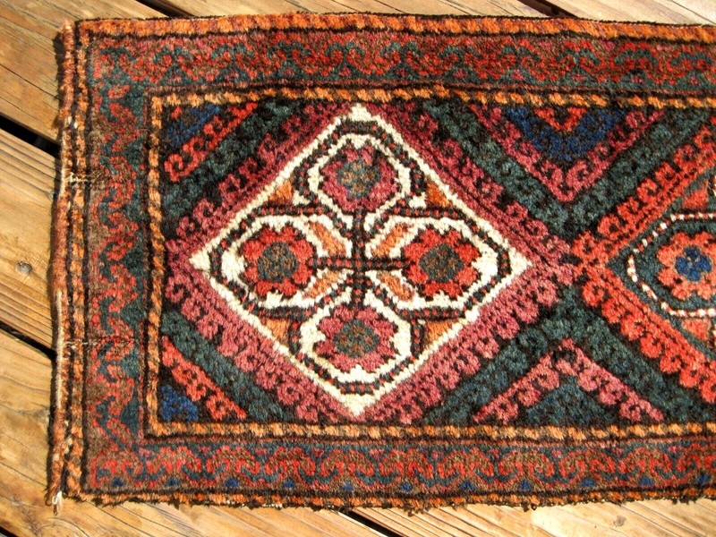 AMAZING ANTIQUE 1900 TURKOMAN TORBA GREAT COLORS gallery