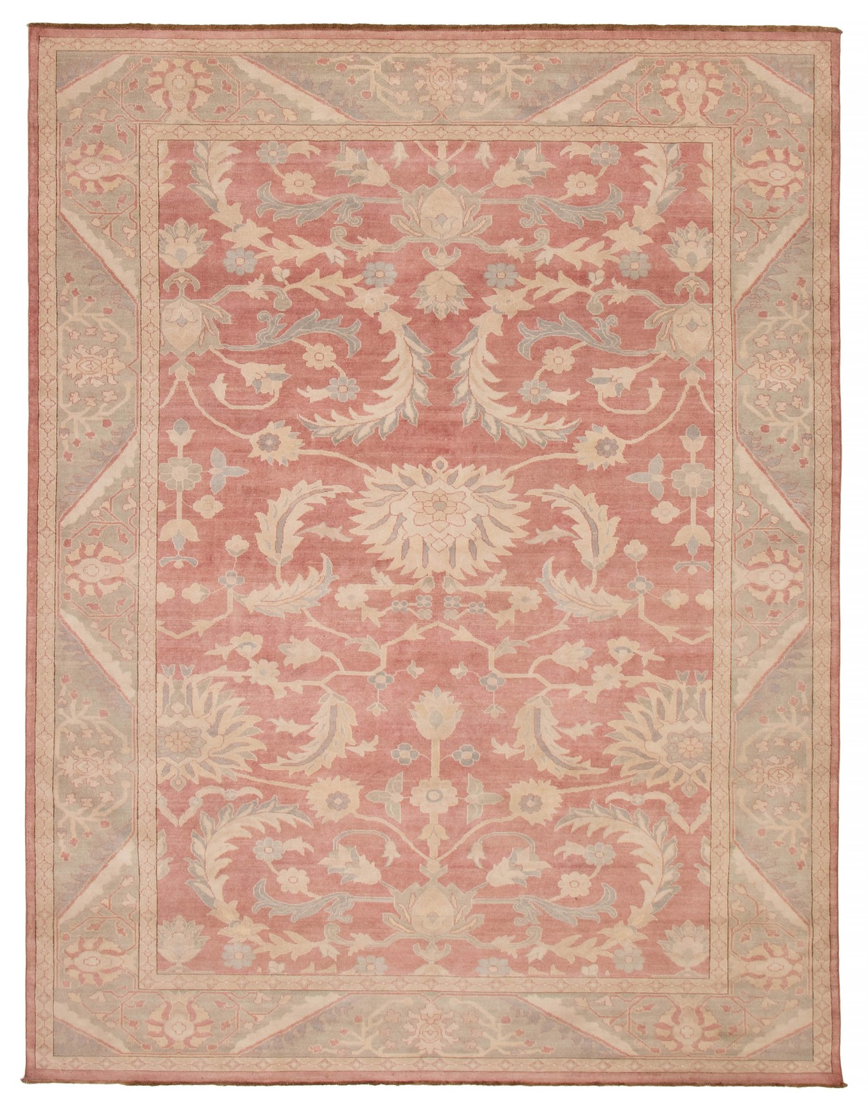 Traditional Vintage Hand-Knotted Carpet 9'1" x 11'10" Wool Area Rug gallery