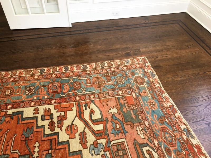 Large circa 1890 Serapi rug,10.5x 15.8 hand made, 100% wool, very good condition gallery