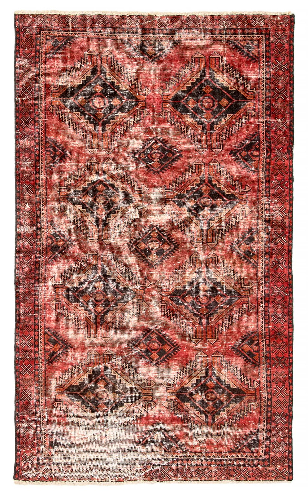 Traditional Vintage Hand-Knotted Area Rug 3'8" x 6'3" Oriental Wool Carpet gallery