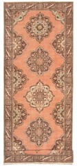 Vintage Hand-Knotted Carpet 4’11” x 13’9″ Traditional Oriental Wool Area Rug