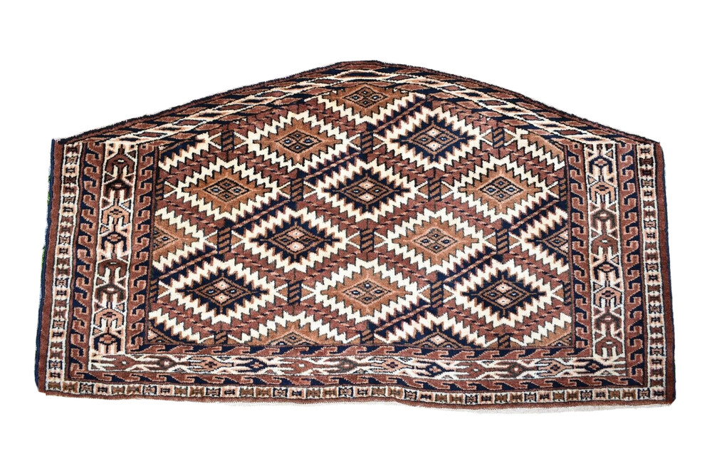 Fabulous Antique Rare Tribal Asmalyk Rug 44'' x 25'' Collector's Yomud Asmalyk