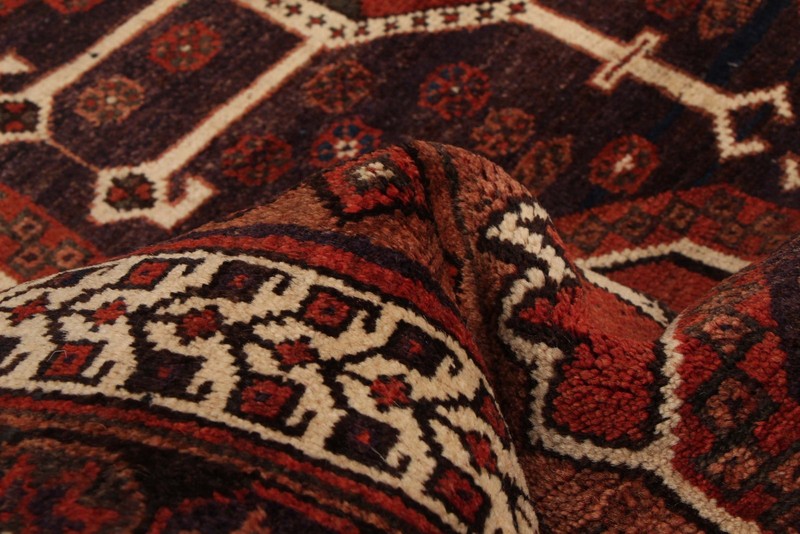 Vintage 3'5" x 6'1" Traditional Hand Knotted Vegetable Dye Wool Area Rug gallery