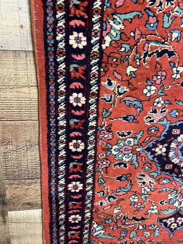 1940 Semi Antique Exquisite Hand Made Area Per$ian Rug 31”x47” 3’x4’ Approx gallery