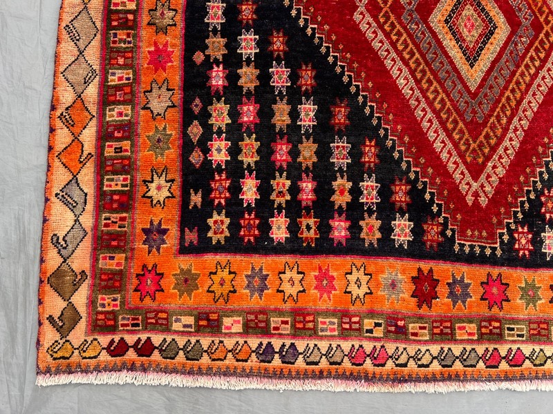 5'5 x 10'3 ft Vintage Afghan Tribal Medallion Hand-knotted Wool Rug gallery