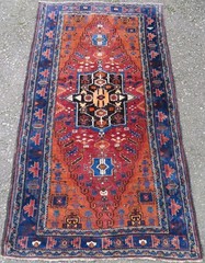 Unusual Antique B*a*l*u*c*h Rug. 181cm X 104cm.