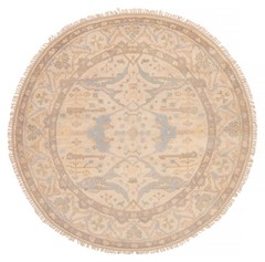 Traditional Vintage Hand-Knotted Area Rug 5’11” x 5’11” Oriental Wool Carpet