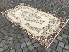 Handmade Rug Turkish Area Rug Vintage Rug Oushak Rug Antique Rug Bohemian Rug