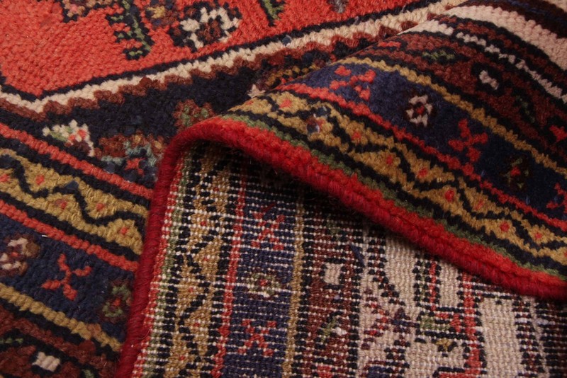 Vintage 6'8" x 10'1" Traditional Hand Knotted Vegetable Dye Wool Area Rug gallery