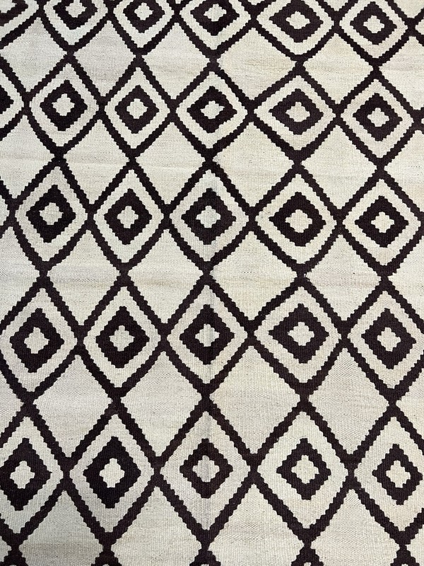 Vintage Kilim Traditional Hand Made Oriental Wool Kilim 7ft10inx5ft 242cmx181cm gallery