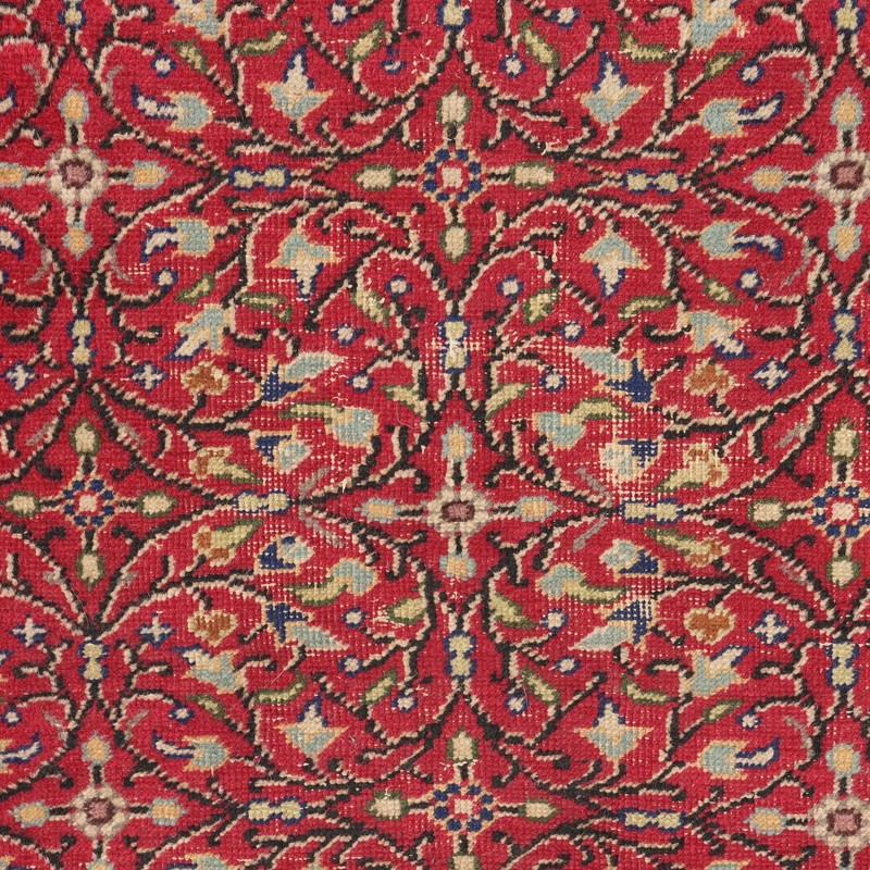 Antique Kaisery Carpet Cotton Wool Thin Knot Turkey 53 x 34 In gallery