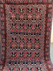 200 X 120 CM COLLECTORS’ ITEM Antique Belouch Natural Vegetable Dye Khowdani Rug