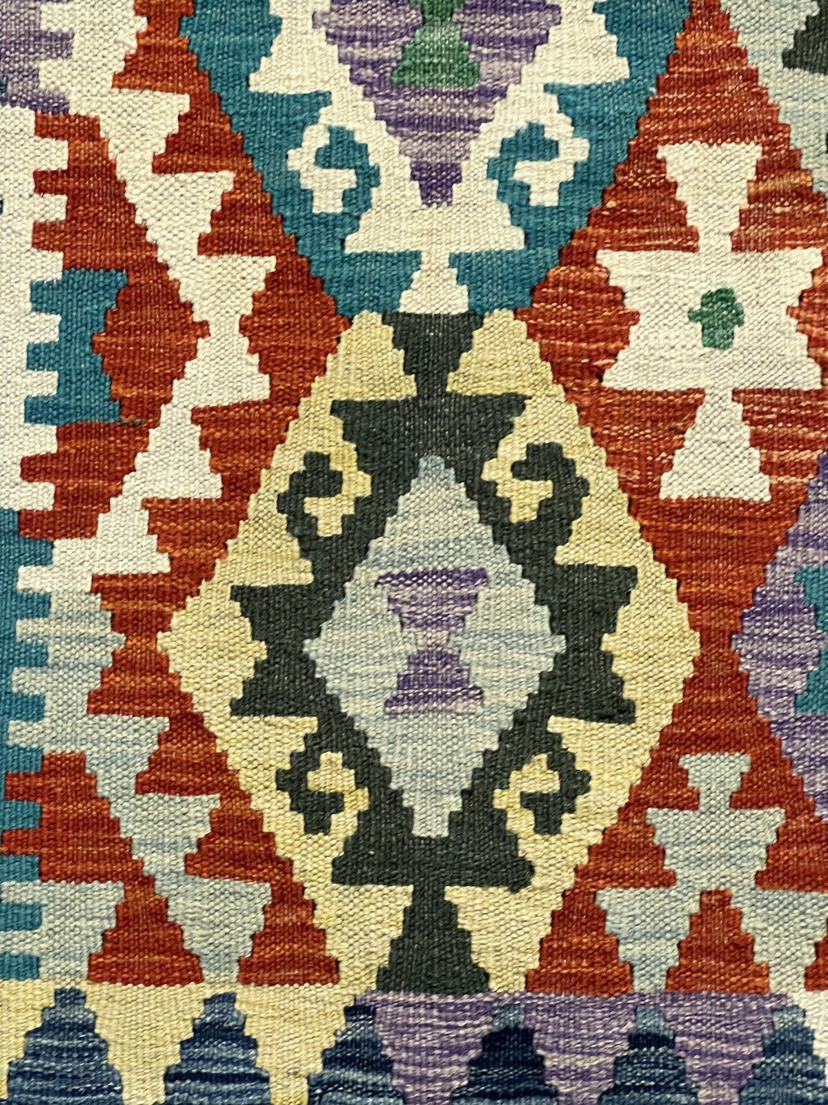 Vintage Kilim Traditional Hand Made Oriental Wool Kilim 5ftx3.2ft 150cmx100cm gallery