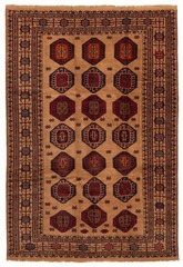 Traditional Vintage Hand-Knotted Oriental Carpet 6’6″ x 9’2″ Wool Area Rug