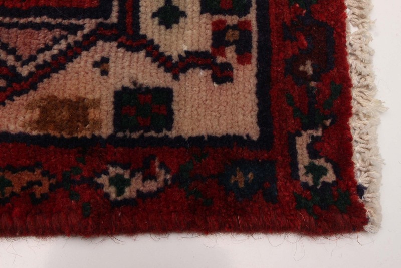 Vintage Hand-knotted Runner Rug 3'7" x 9'8" Traditional Oriental Wool Carpet gallery