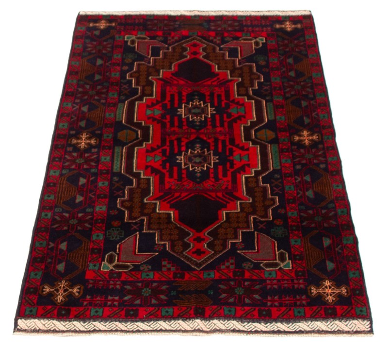 Vintage Hand-Knotted Area Rug 3'7" x 6'10" Traditional Wool Carpet gallery