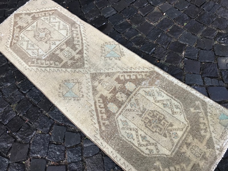 Bohemian Runner Rug Runner Rug Turkish Runner Rug Vintage Runner 6,33 X 2,13 Ft gallery