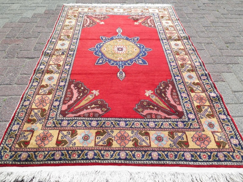 Turkish Carpet Rug, Bedroom Rug, Handwoven Tapis, Teppiche, Wool Carpet 48"x76" gallery