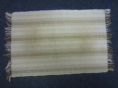 Hand Loom Cloth Rug-Light Brown Color-Vintage