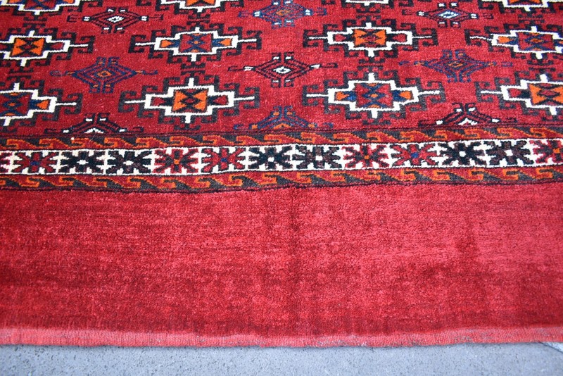 Antique Tribal Rug 47'' x 29'' Turkoman Tribal Mafrash Camel Bag Chuval Wool Rug gallery
