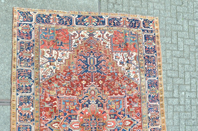 GORGEOUS ANTIQUE SERAPI HERIZ REGION RUG 10.5'' X 7,6'' gallery