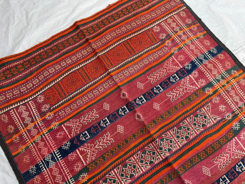 COLLECTORS ITEM 8.5X 3.8 ft Antique Maldari Belouch Nomad Full Embroidery Sistan gallery