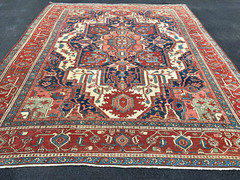 10X12FT ANTIQUE HAND WOVEN SERAPI RUGS