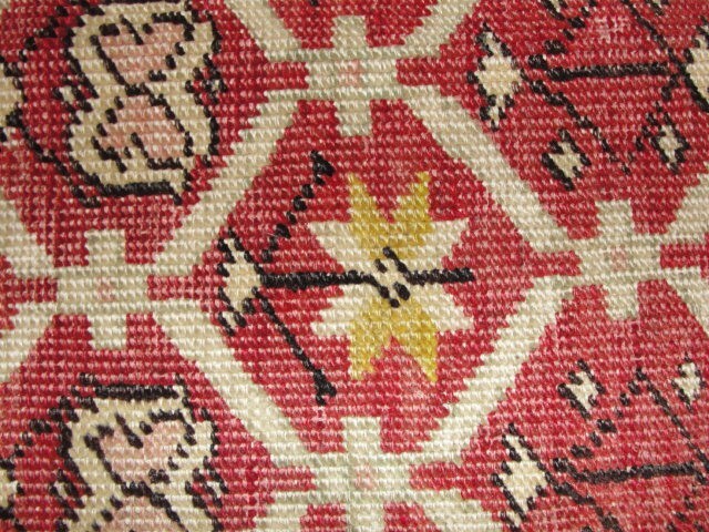 Antique Turkish Oushak Rug, 4' x 5'4" #15498 gallery