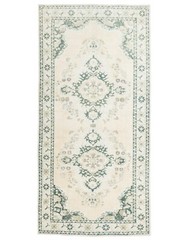 Extra Large Wide Oushak Turkish Oriental Runner 5.2×11.3 ft Vintage Handmade Rug