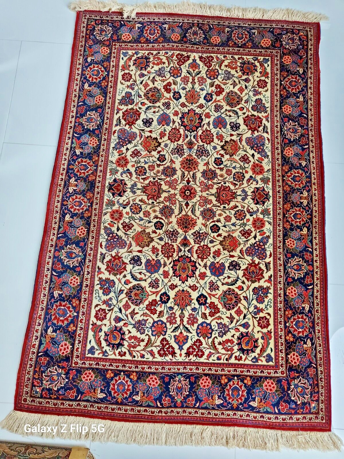 FINE GENUINE ANTIQUE MIDDLE EASTERN RUG ALL OVER DESIGN ONE OF A KIND gallery