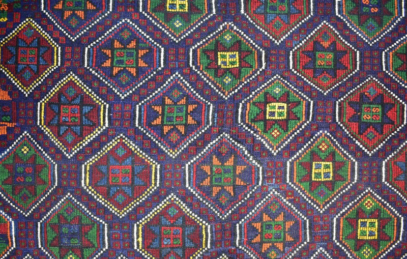 Turkish Kilim 82''x102'' Handwoven 210x262cm Primitive Cicim Kilim 6x8 Tent Rug gallery