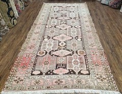 Antique Caucasian Rug 5′ 5″ x 10′ 9″ Shirvan Carpet Wide Oriental Wool Runner