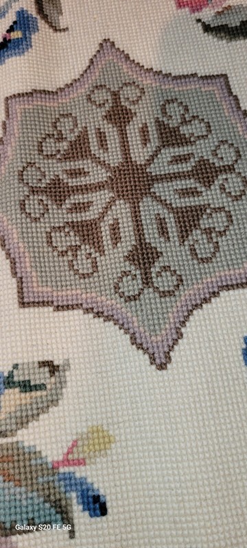 Chinese Handmade Needlepoint Rug 8' X 2.6' Floral Victorian gallery