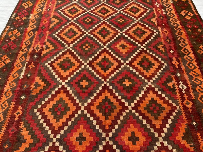 8x14 ft Traditional Afghan Large Geonetric Faded Ghalmori Turkmen Tribal Carpet gallery