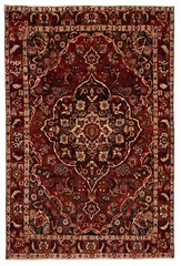 Vintage 6’4″ x 9’7″ Traditional Hand Knotted Vegetable Dye Wool Area Rug