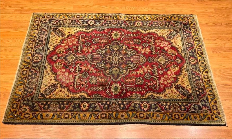 3 x 5 Handmade Antique 1930s One Of A kind Village Made Kurdish Vintag Wool Rug gallery