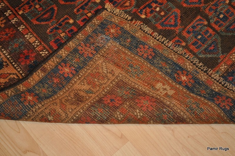 4x7 ft. ANTIQUE TRIBAL beautiful KURDISH Butteh design pre 1900 kurdish rug gallery