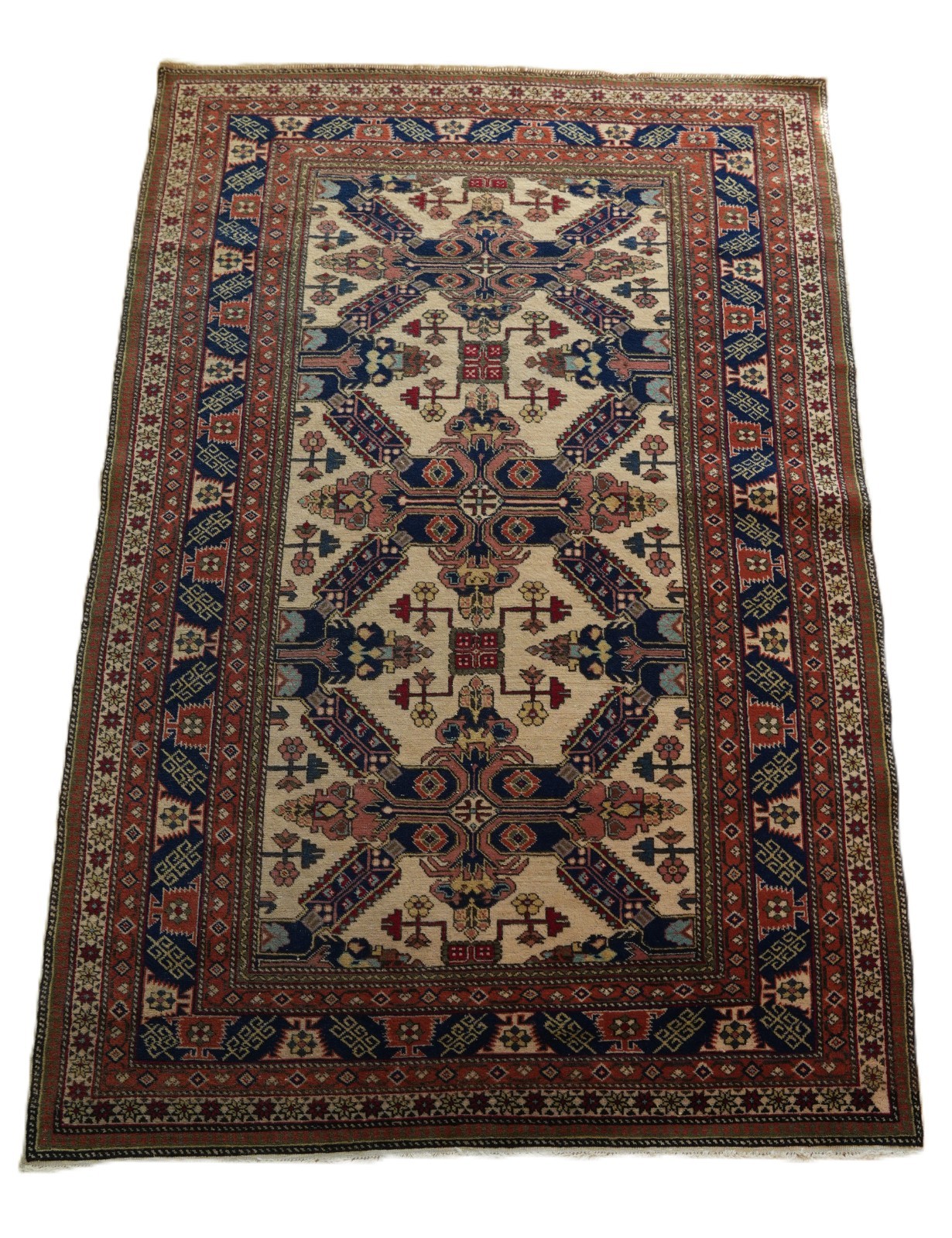 Azerbaijanian hand-knotted wool rug - Azeri - 118 cm x 176 cm - 46 in x 69 in gallery