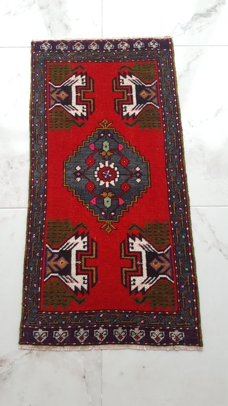 Multicolor Vintage Rug, Hand Knotted Decor Rug, Luxury Decor Rug, Natural Rug gallery