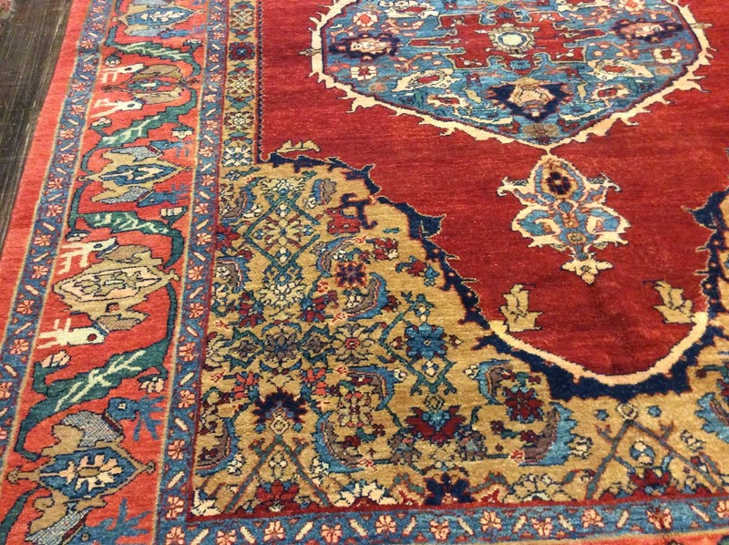 AUTHENTIC TURKISH AZERI RUG HAND KNOTTED BY WOVEN LEGENDS FROM 1970'S gallery