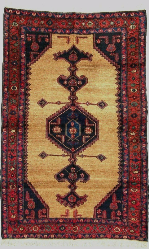 KURDISH CAMELHAIR 4' 6" x 6' 8" Circa : 1920 gallery