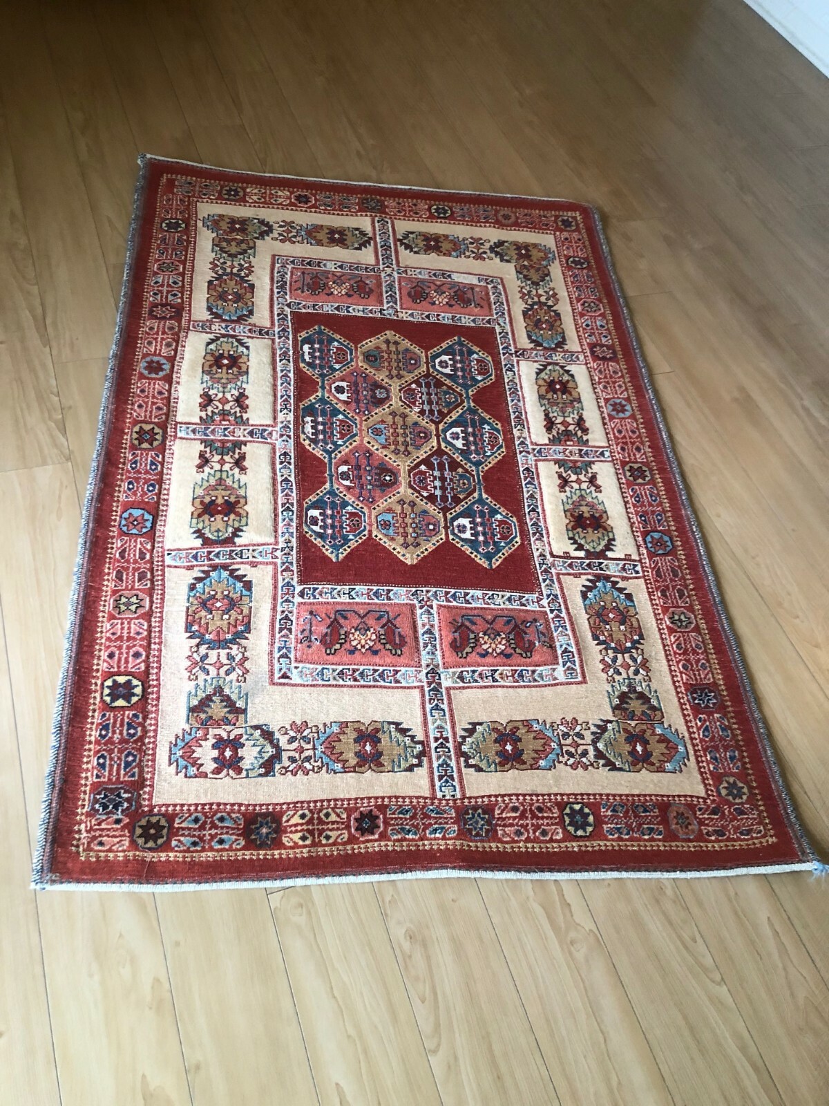 Hand Knotted Rare Rug, Raised Edges gallery