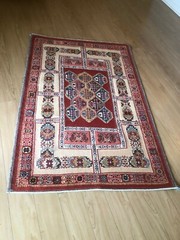 Hand Knotted Rare Rug, Raised Edges