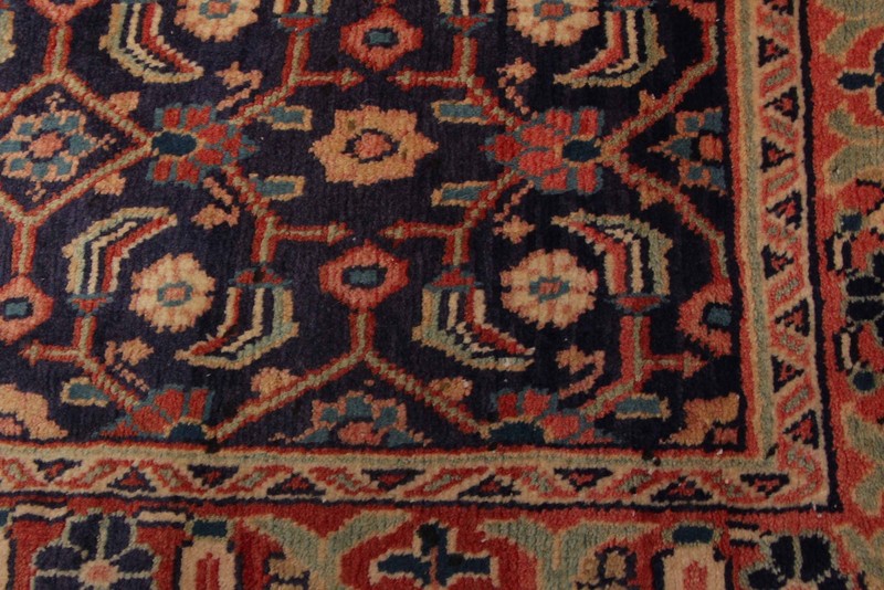 Vintage Hand-knotted Runner Rug 2'6" x 13'1" Traditional Oriental Wool Carpet gallery