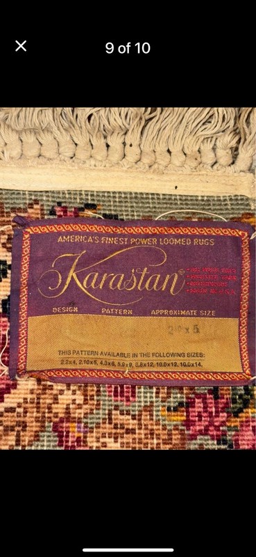 Vintage 3 X 5 Wool Karastan Kirman Rug Excellent Condition gallery